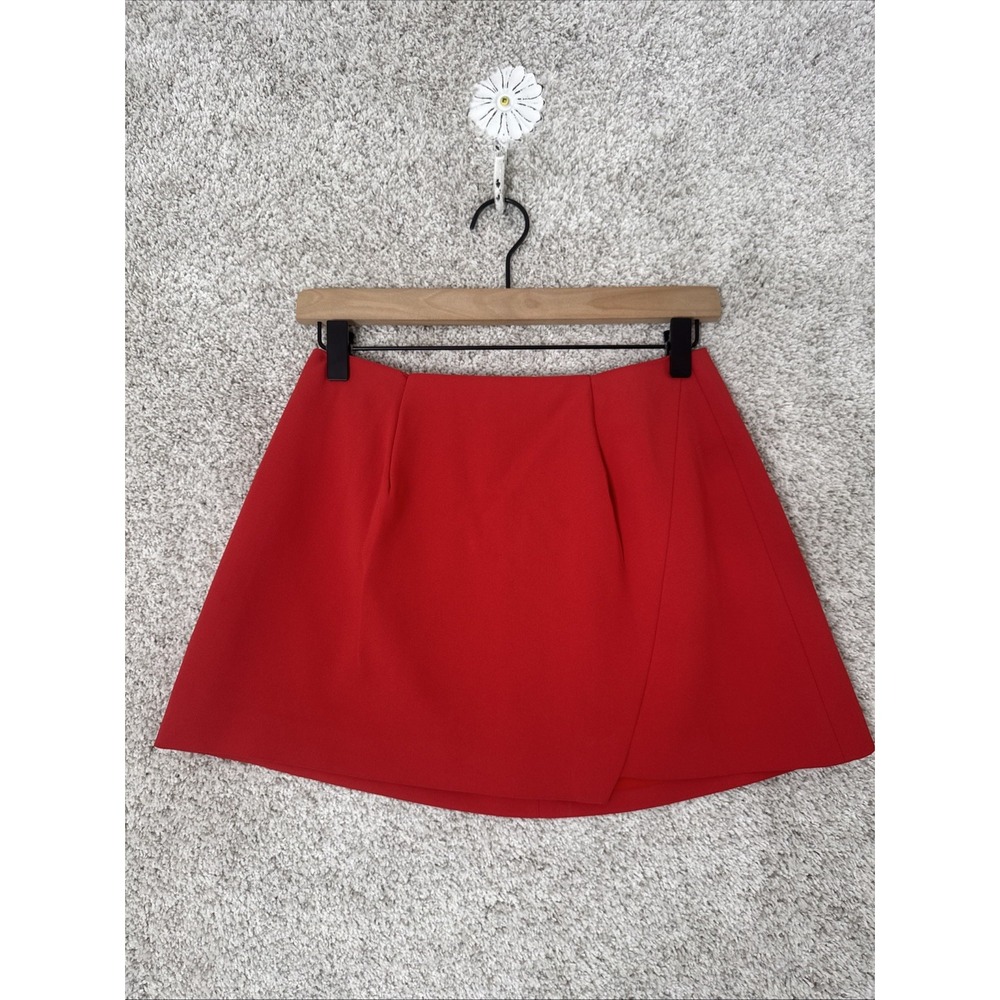 Alice + Olivia Vibrant Red Mini Skirt‎ - Size 26